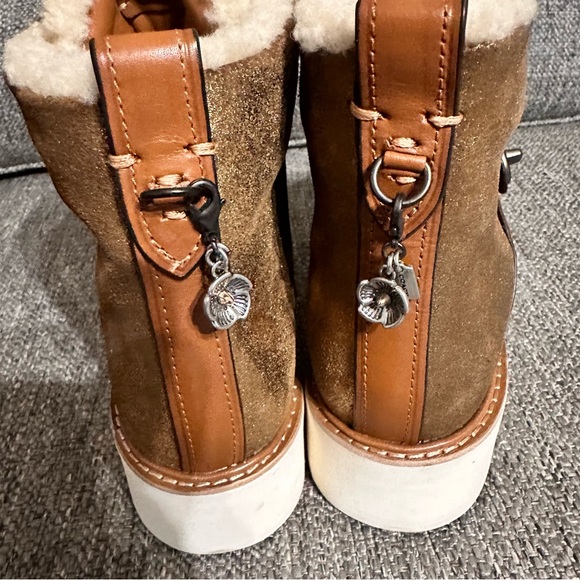 EUC COACH Urban Hiker Glitter Platform Boot size 9 - Picture 4 of 13